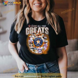 Houston Astros All Time Greats Signatures 2023 Shirt