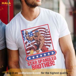 Hulk Hogan Patriotic Graphic Shirt American Flag 4th Of July Shirt 2
