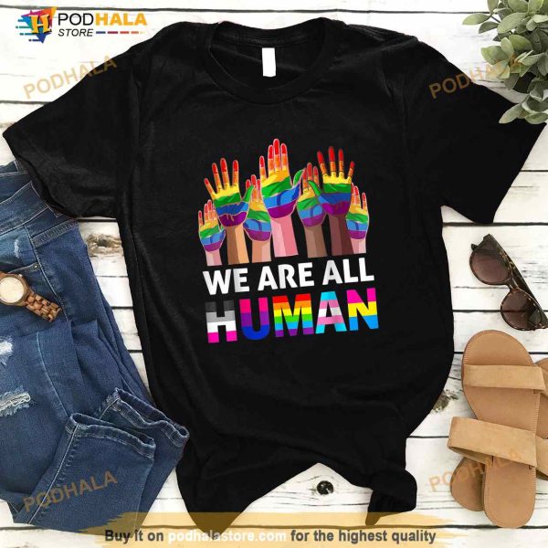 Human LGBT Pride Parade Shirts Plus Size Shirt