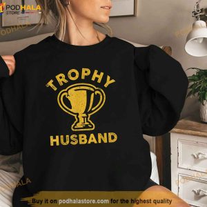 Husband Trophy Cup Vintage Retro Design Fathers Day Gift Shirt 3
