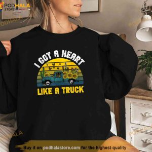 I Got A Heart Like A Truck I Heart Cowboys Tee For Men Shirt 3