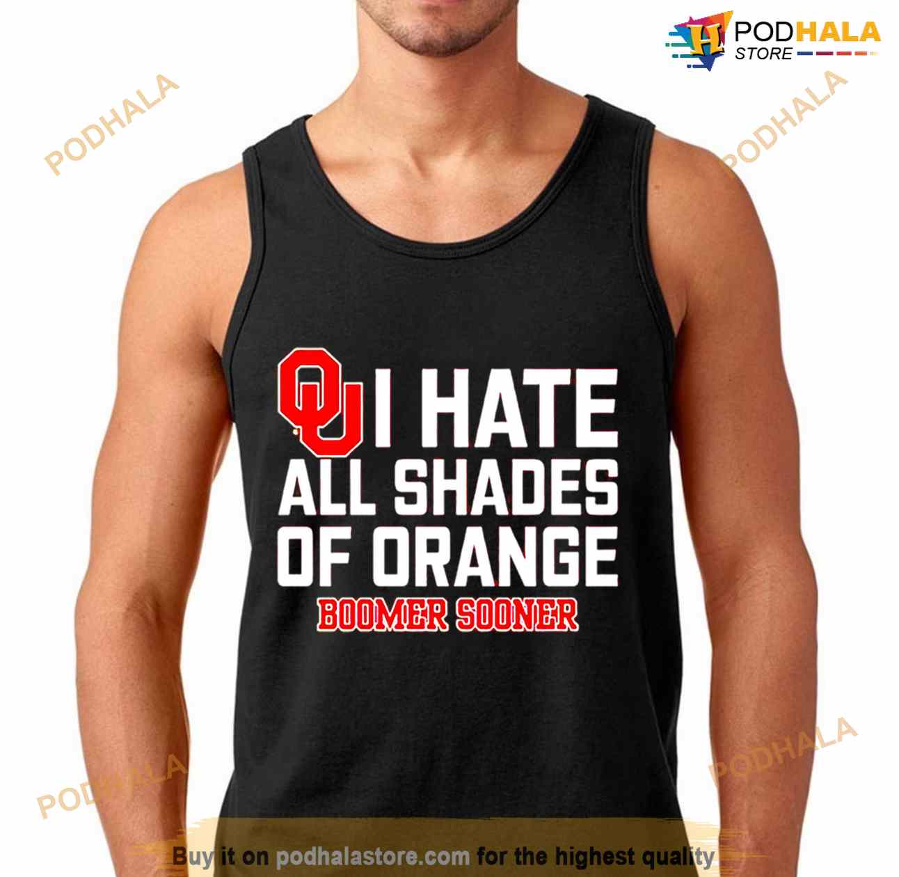I Hate All Shades Of Orange Boomer Sooner Shirt I Hate All Shades Of Orange Boomer Sooner Shirt