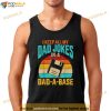 I Keep All My Dad Jokes In A DadABase Vintage Fathers Day Shirt