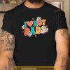 I Love Hot Dads Retro Funny Red Heart Love Dads Shirt, Funny Fathers Day Gifts