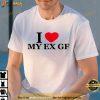 I Love My Ex Girlfriend Red Heart Shirt, I Heart My Ex TShirt