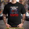I Paused My Game To Celebrate 4th Of July Gamer Boys Kids Shirt