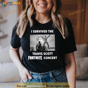 I Survived The Travis Scott Fortnite Concert Shirt