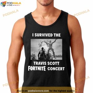 I Survived The Travis Scott Fortnite Concert Shirt 3