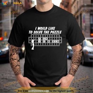 I Would Like To Solve The Puzzle Fuck Joe Biden Shirt 2