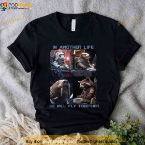 In Another Life We Will Fly Together Shirt, Lylla, Teefs and Floor, Rocket & Team Tee