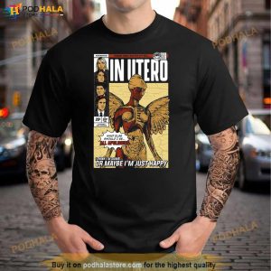 In Utero Grunge Vintage Comics 90s Shirt