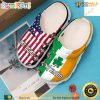 Irish My Home Blood Crocs Classic Clogs Shoes