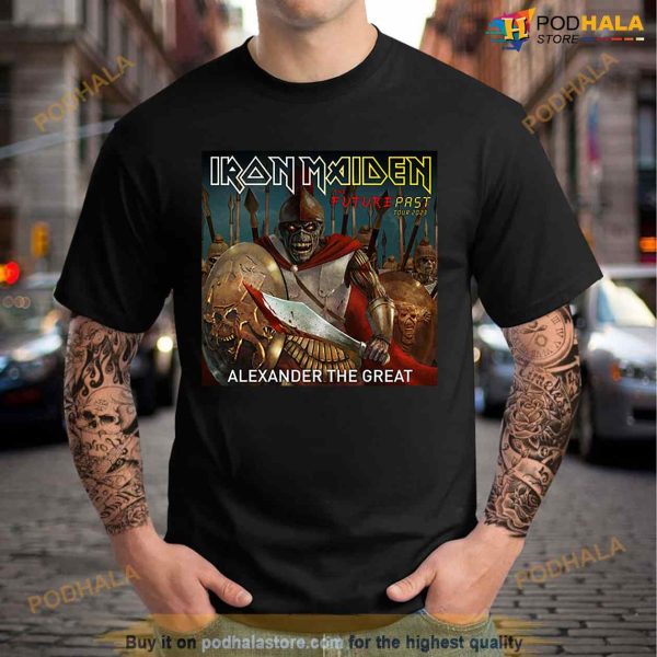 Iron Maiden Alexander The Great The Future Past Tour 2023 Shirt