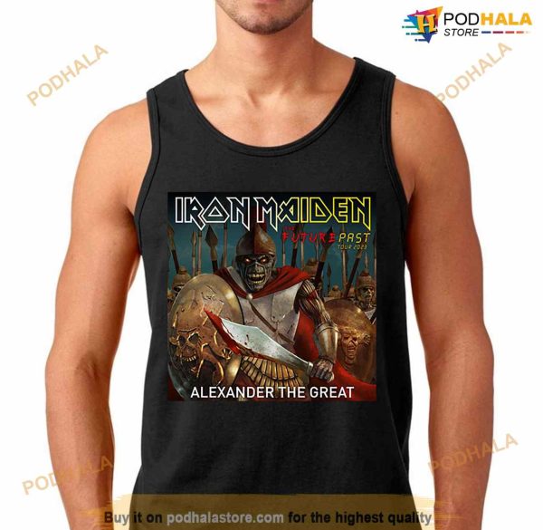 Iron Maiden Alexander The Great The Future Past Tour 2023 Shirt