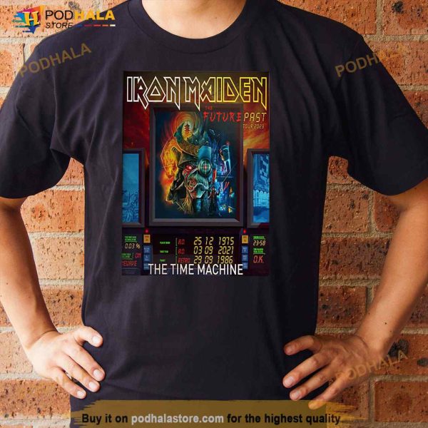 Iron Maiden The Time Machine The Future Past Tour 2023 Shirt