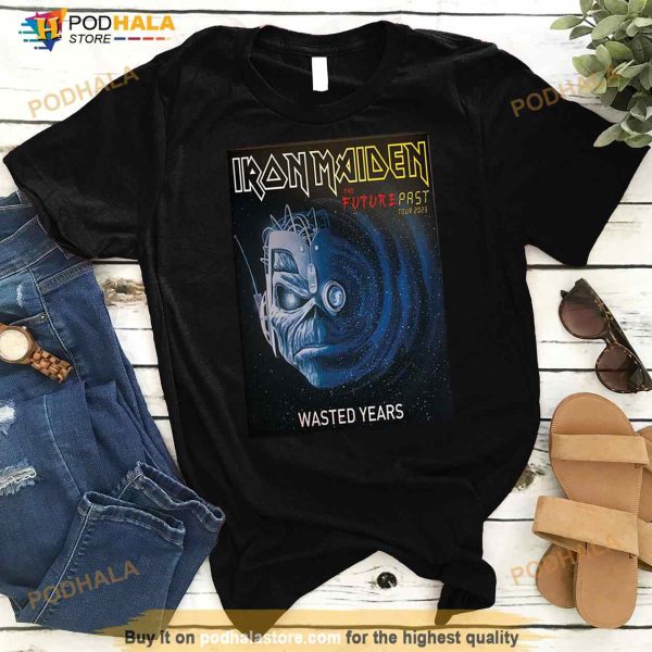 Iron Maiden Wasted Years The Future Past Tour 2023 Home Decor Poster Shirt