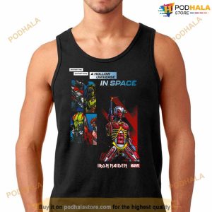 IRON MAIDEN X MARVEL SOMEWHERE IN TIME GUARDIANS OF THE GALAXY TEE