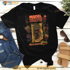 Iron Maiden X Marvel Zombies Tee 3