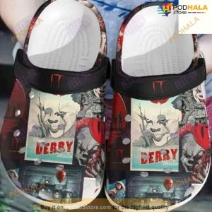 It Visit Derry Maine Horror Movie Halloween Clog Classic Crocs Clogs Shoes