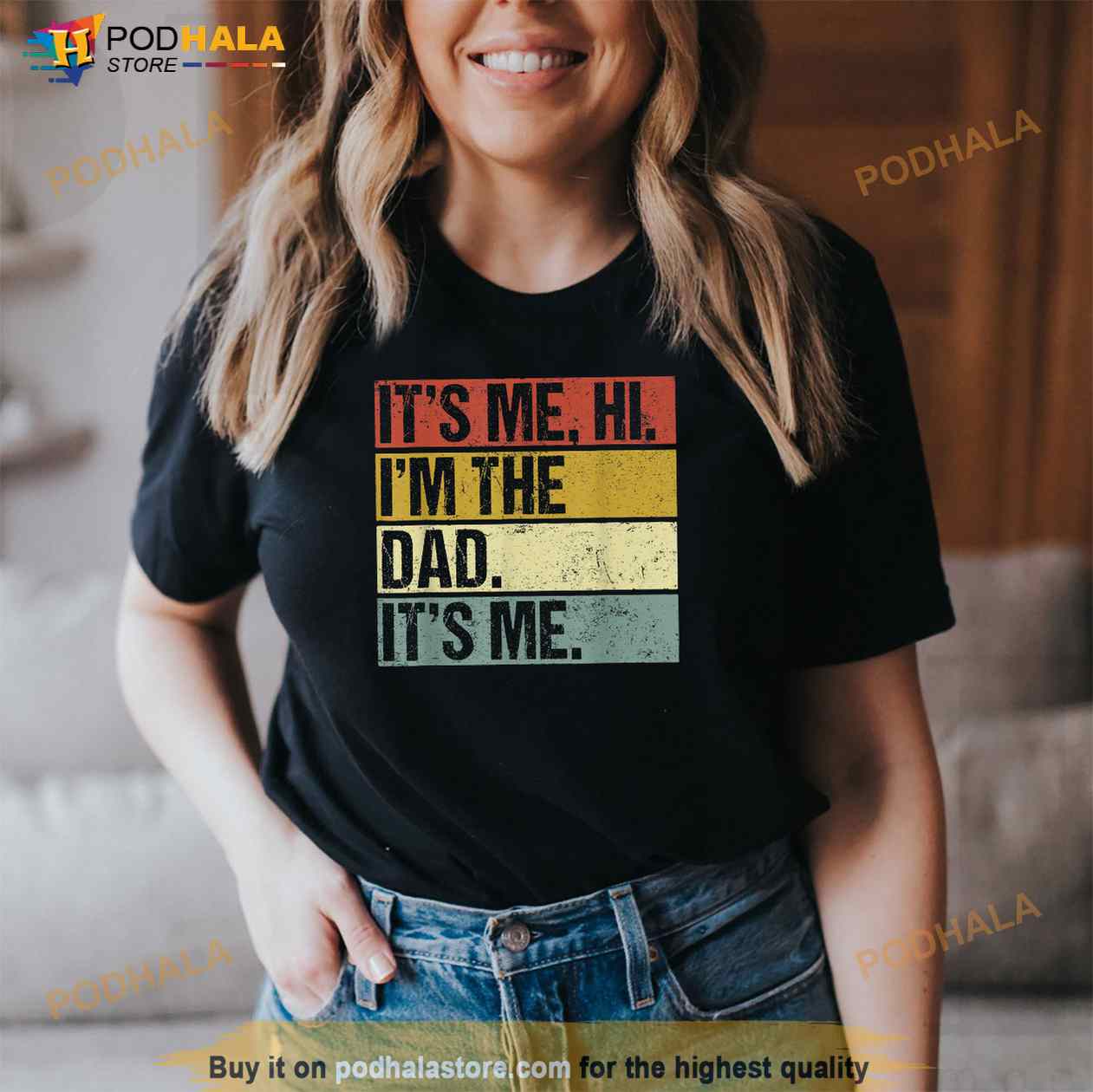 Its Me Hi Im the Dad Its Me Fathers Day Funny for Men Shirt Its Me Hi Im the Dad Its Me Fathers Day Funny for Men Shirt