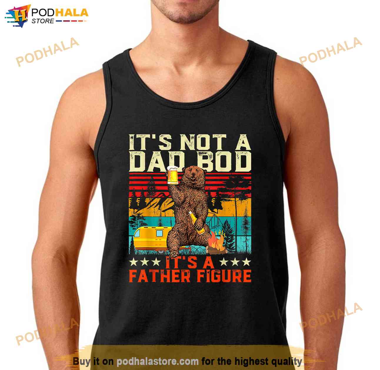 Its Not a Dad Bod Its a Father Figure Can Cooler Fathers Day Gift