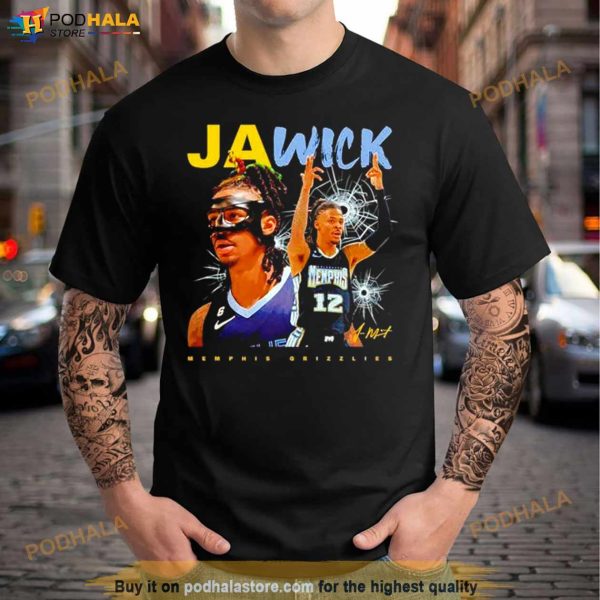 Ja Morant Memphis Grizzlies Cracked Glass Shirt