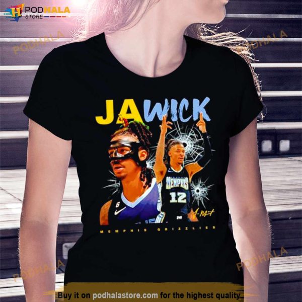 Ja Morant Memphis Grizzlies Cracked Glass Shirt
