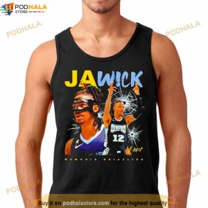 Ja Morant Memphis Grizzlies Cracked Glass Shirt 3