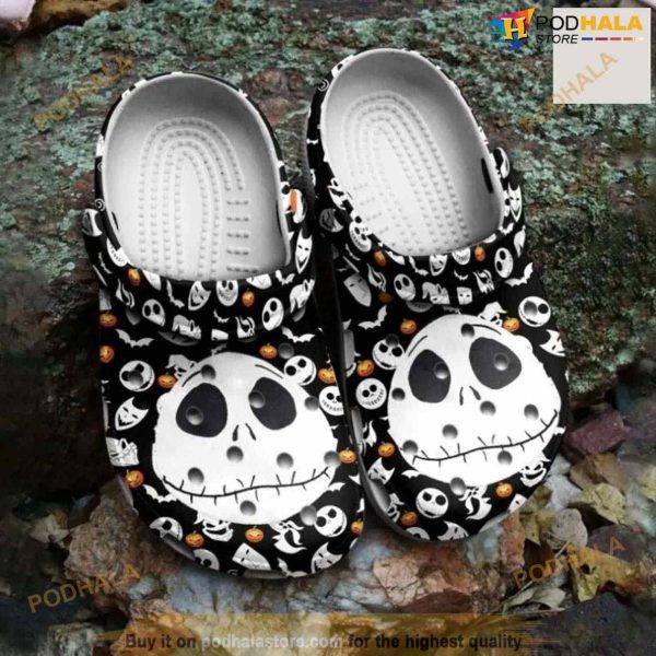Jack Skellington Cute Icon Crocs Clog Shoes