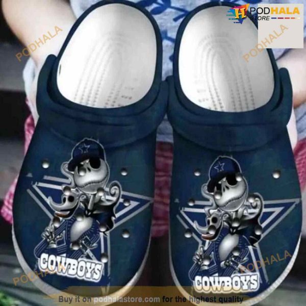Jack Skellington Dallas Cowboys Crocs Crocsband Clogs