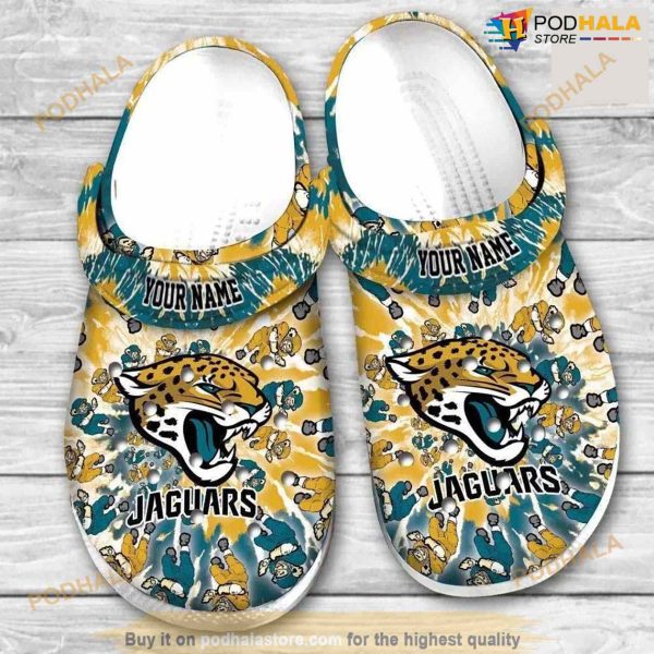 Jacksonville Jaguars Grateful Dead Custom Personalized Crocs Classic Clogs Shoes