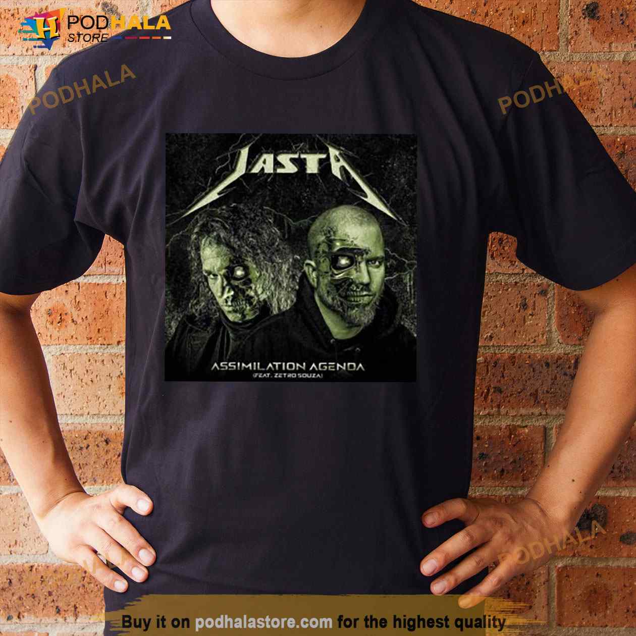 Jamey Jasta Recruits Exodus Icon For Assimilation Agenda Shirt Jamey Jasta Recruits Exodus Icon For Assimilation Agenda Shirt