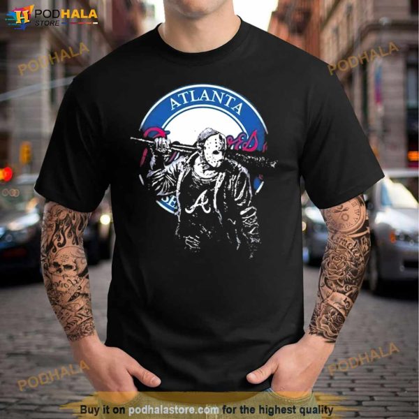 Jason Voorhees Atlanta Braves Baseball Halloween Shirt
