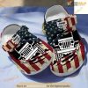 Jeep Life Usa Flag Crocs Crocband Clog Fashion Style For Women Men Funny