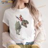 Jesus Riding a T Rex Dinosaur Funny T Shirt