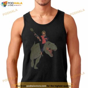 Jesus Riding a T Rex Dinosaur Funny T Shirt