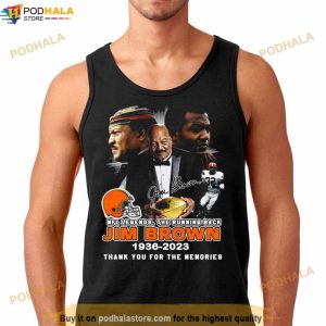 Jim Brown Nfl Legend The Running Back 1936 2023 Thank You For The Memories Signatures Shirt 2