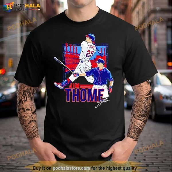 Jim Thome Cleveland Indians Signature Shirt