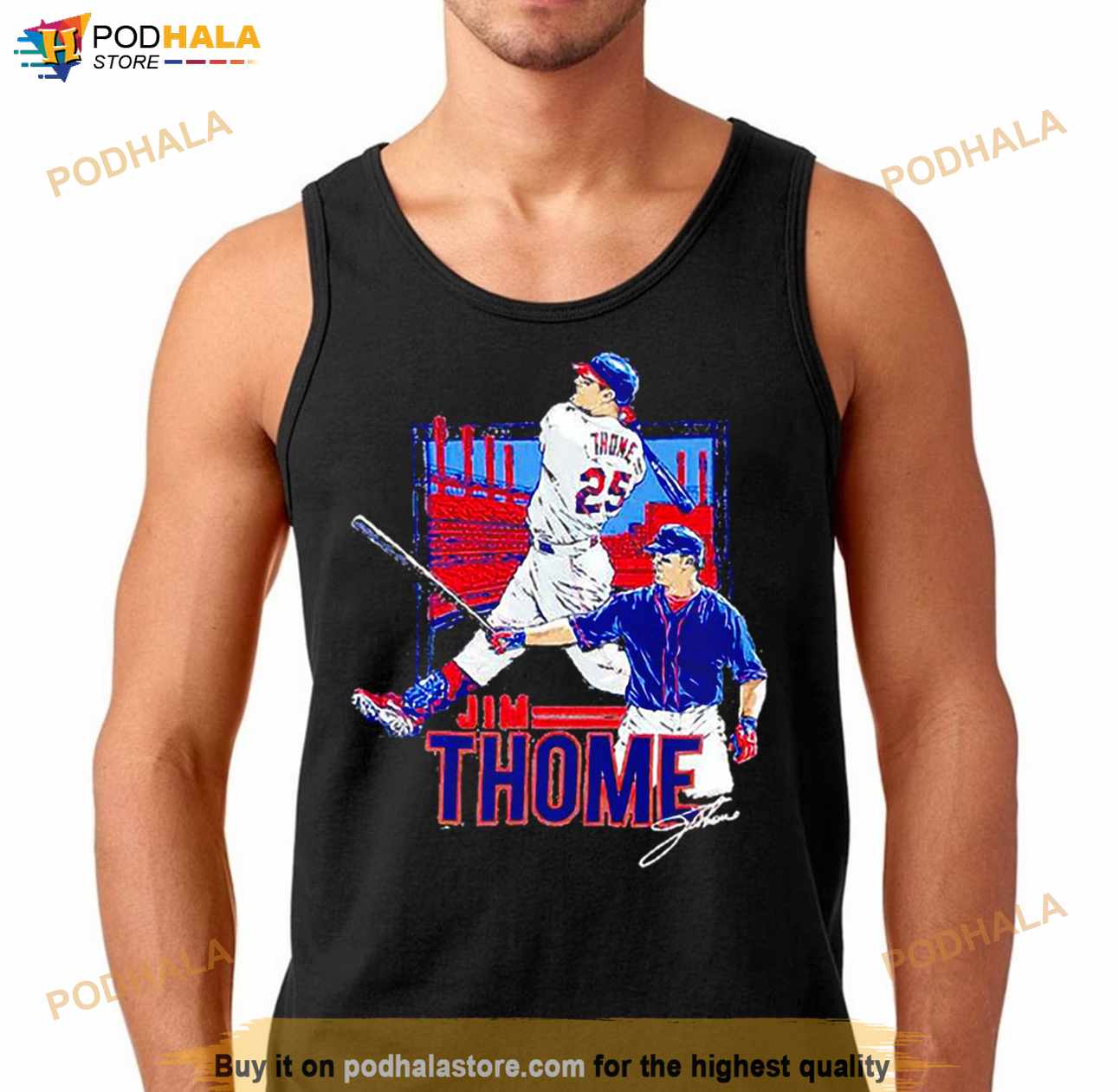 Shirts, Jim Thome Indians Jersey