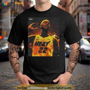 Jimmy Butler And Miami Heat Look For A Clean Sweep Tonight NBA Playoffs 2023 Fan Gifts T Shirt