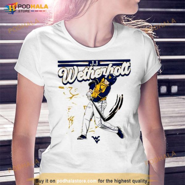 JJ Wetherholt Illustration West Virginia University Shirt