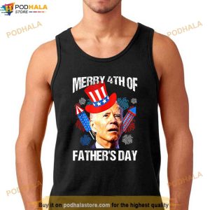Joe Biden Confused Merry 4th Of Fathers Day Fourth Of July Shirt 3