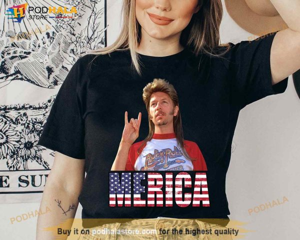 Joe Dirt Merica American Flag Shirt, Funny 4th Of July Shirt For Women Men