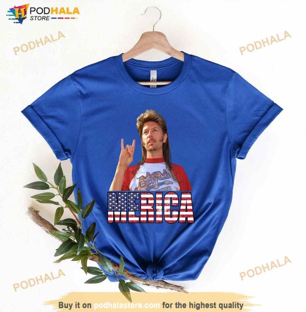Joe Dirt Merica American Flag Shirt, Funny 4th Of July Shirt For Women Men