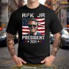 John F Kennedy For President 2024 American Flag Shirt