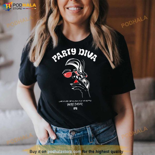 John Summit Merch Off The Grid X Deeper Purpose Party Diva T Shirt