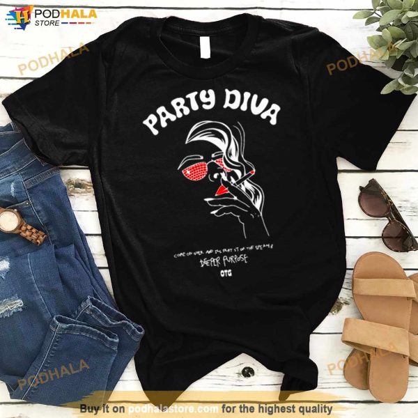 John Summit Merch Off The Grid X Deeper Purpose Party Diva T Shirt