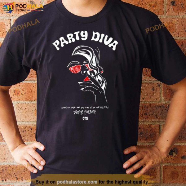 John Summit Merch Off The Grid X Deeper Purpose Party Diva T Shirt