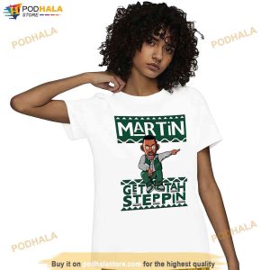 Jordan 1 High Og Gorge Green Shirt Martin Get Tah Steppin Hoodie Sweatshirt 2