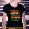 Juneteenth 19th 1865 Black History African America Men Women Shirt